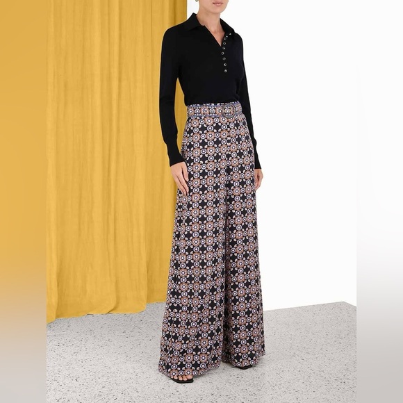 Zimmerman wide leg pants with a belt like new - Picture 6 of 9